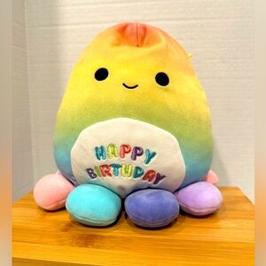 Squishmallows Elodie the Octopus Happy Birthday Plush Stuffed Toy!Kid Baby Cute